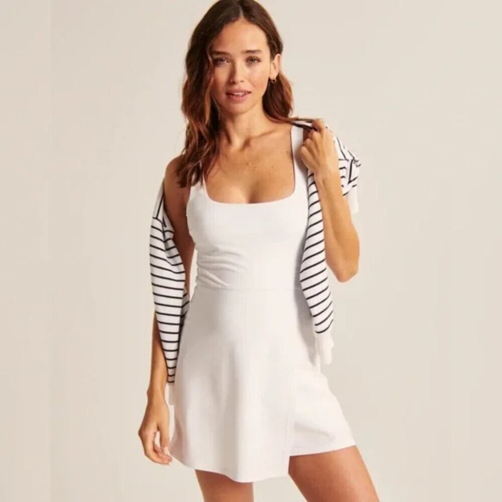 Abercrombie & Fitch White Mini Dress